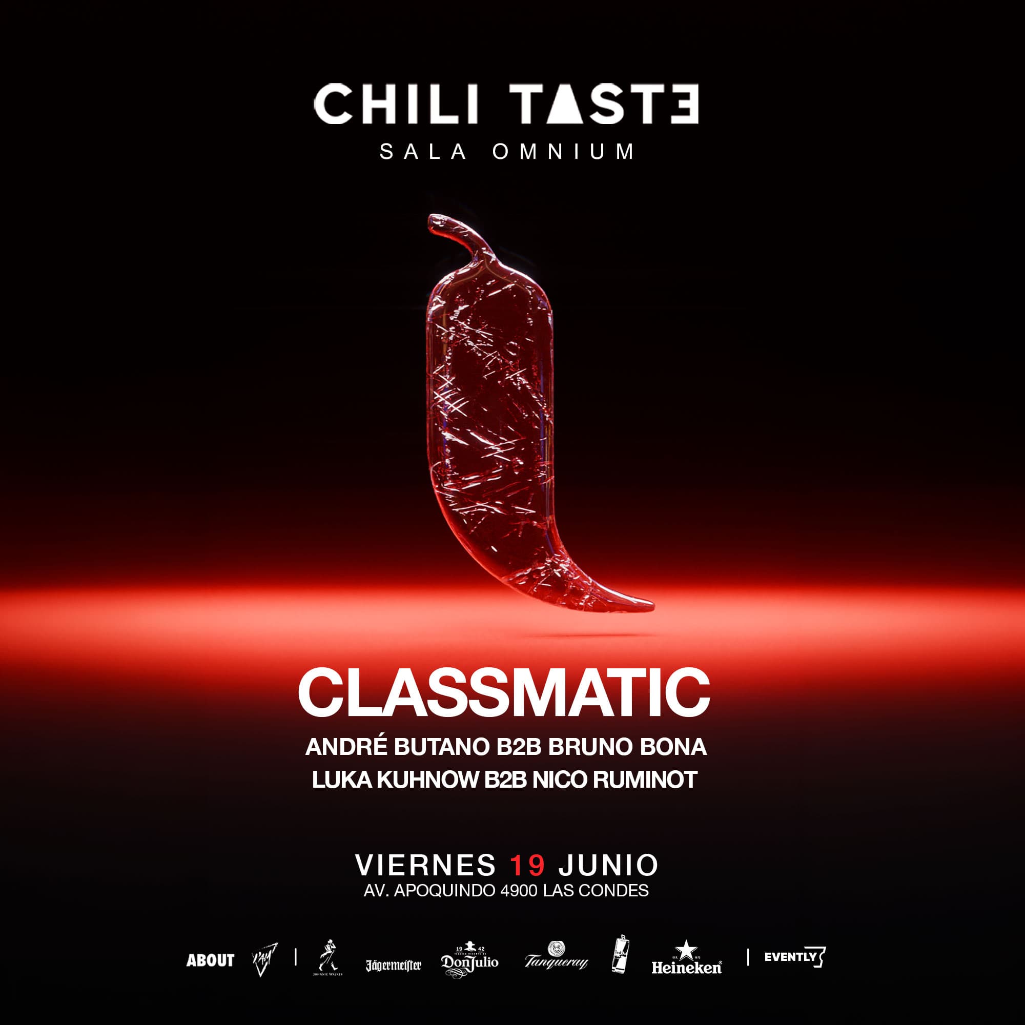 CHILITASTE ◆ CLASSMATIC ◆  SALA OMNIUM (Viernes 19.05)  image}
