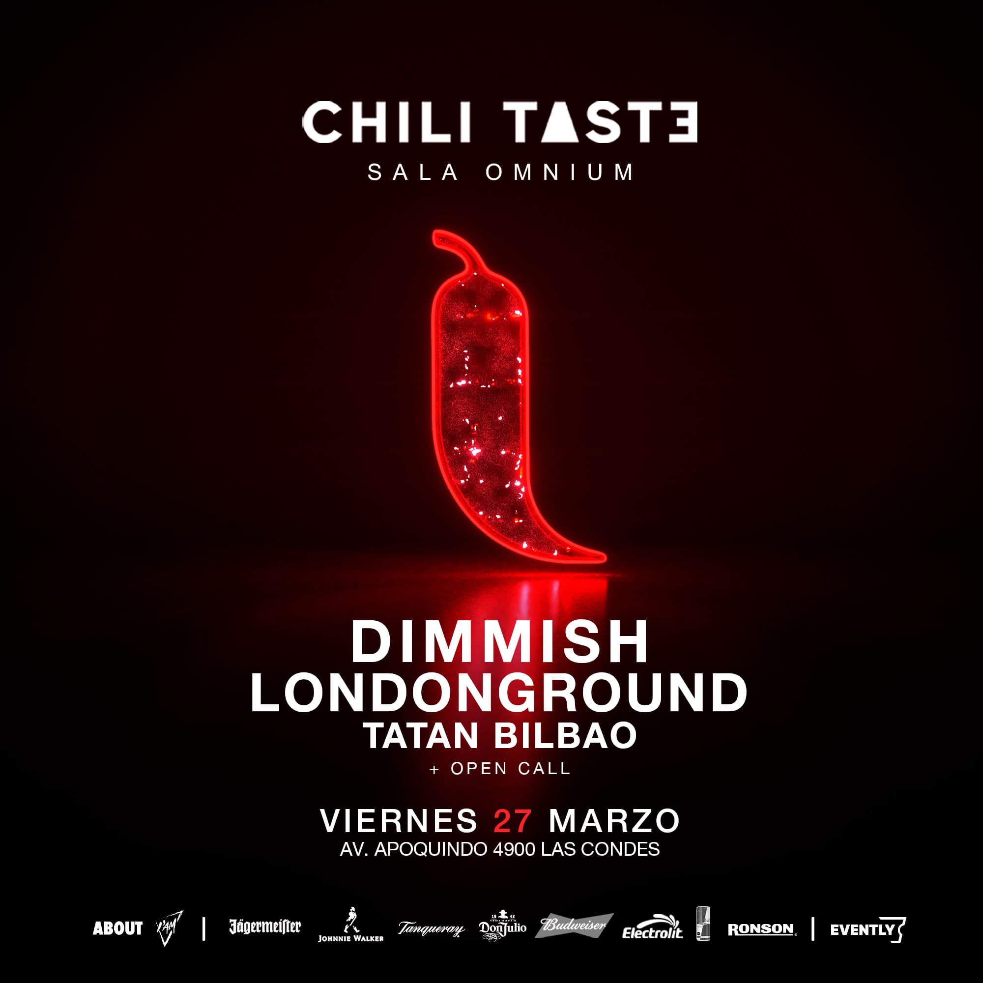 CHILITASTE ◆ DIMMISH - LONDONGROUND ◆  SALA OMNIUM (Viernes 27.03) image}