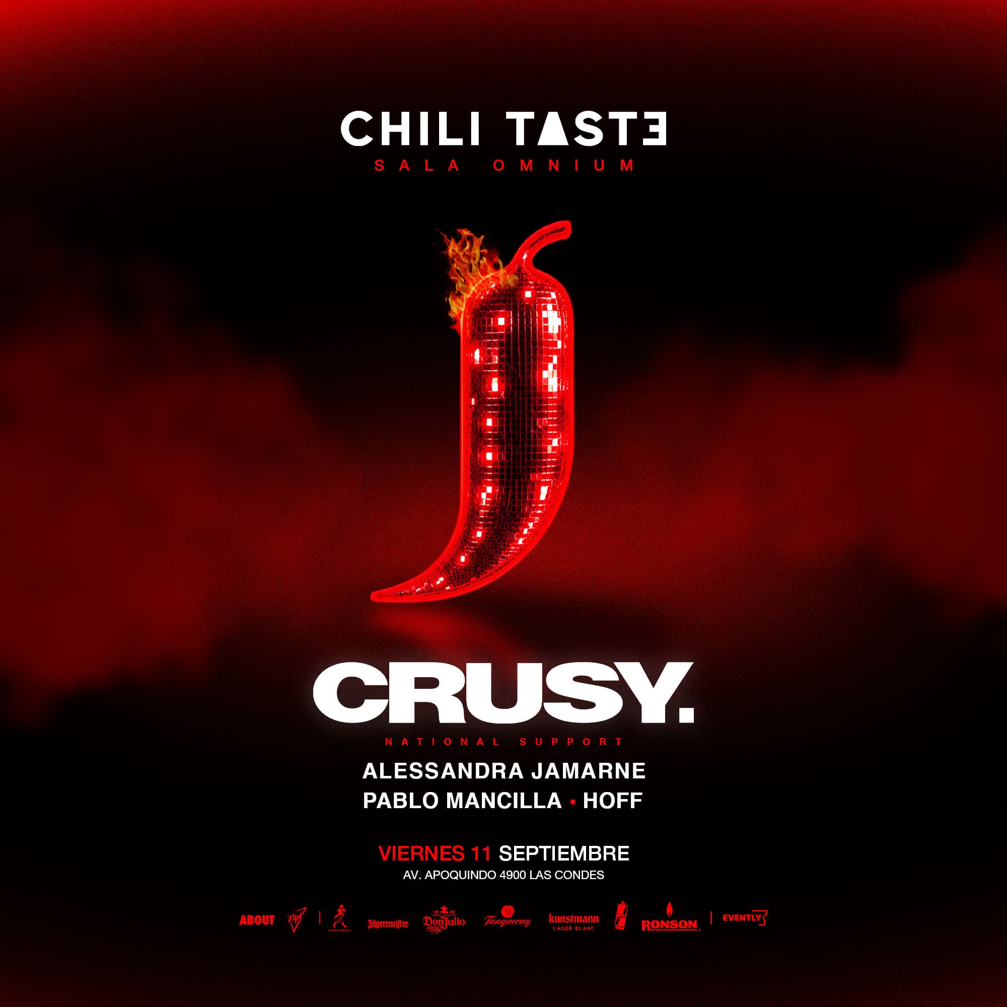 CHILITASTE ◆ CRUSY ◆ Sala Omnium (Vie 11.09) image}